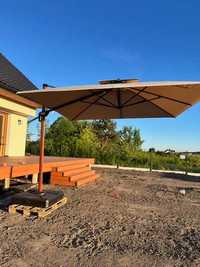 Parasol ogrodowy 340cm z podstawą