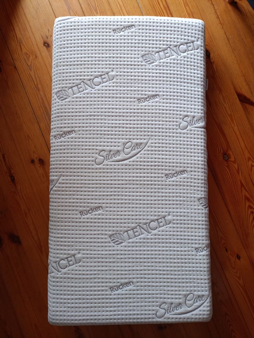 Materac piankowy dla dzieci Rucken Tencel Silver Care 120×60