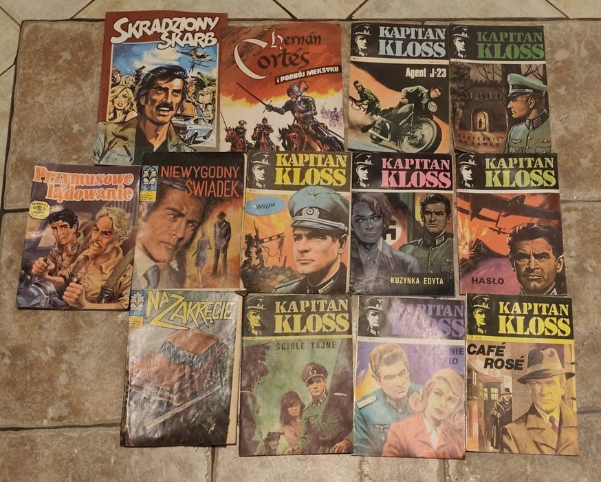 Komiksy prl kapitan Kloss kapitan żbik