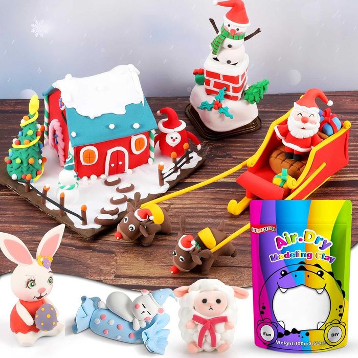 Glina samoutwardzalna Masa plastyczna iFergoo Air Dry Modeling Clay