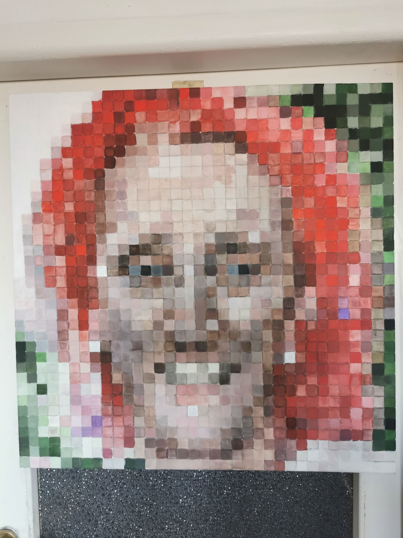 Michał Wiśniewski portret piksele mozaika 70x70 cm Ich Troje