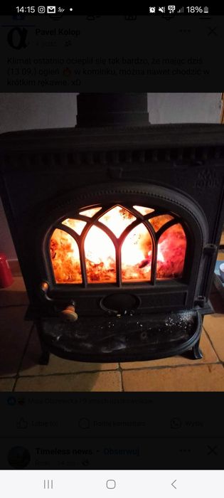 Jotul f8 koza kominek