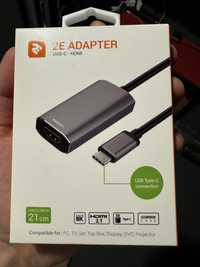 Адаптер 2E USB-C to HDMI v2.1 Gray (2E-W1409)