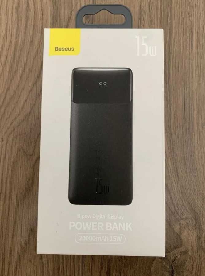 Power Bank Baseus Bipow 15W павербанк 20000 mAh