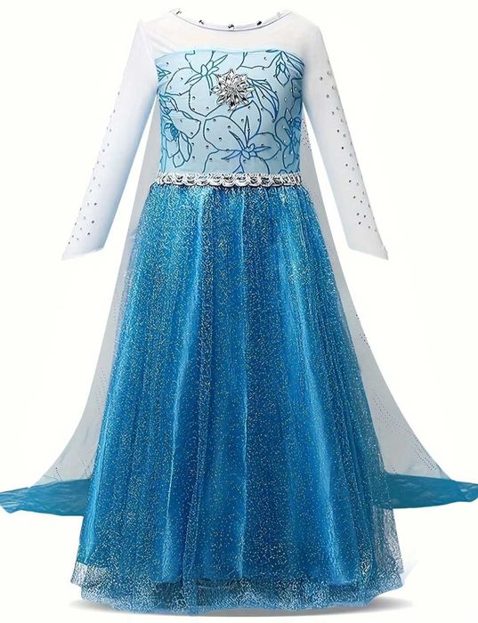 Nowa suknia Elza Elsa Kraina Lodu Frozen, r. 110/116 bal przebranie