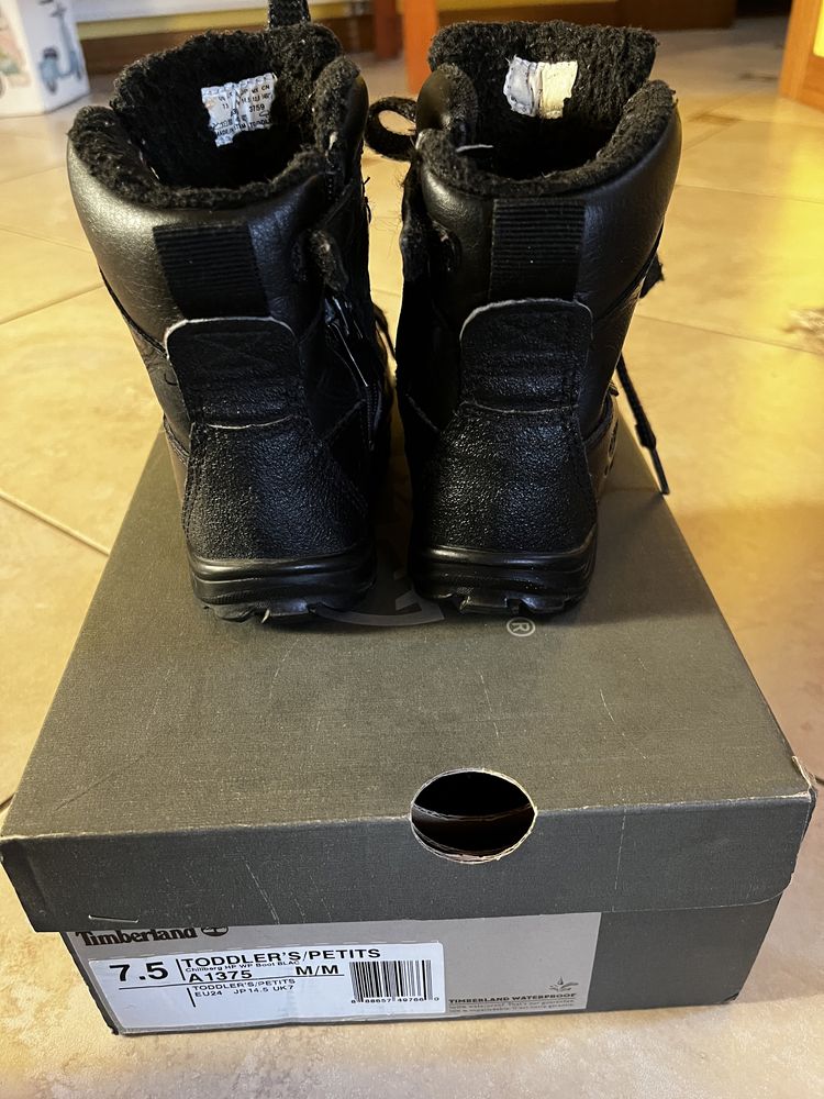 Sniegowce Timberland 24 14,5cm skora