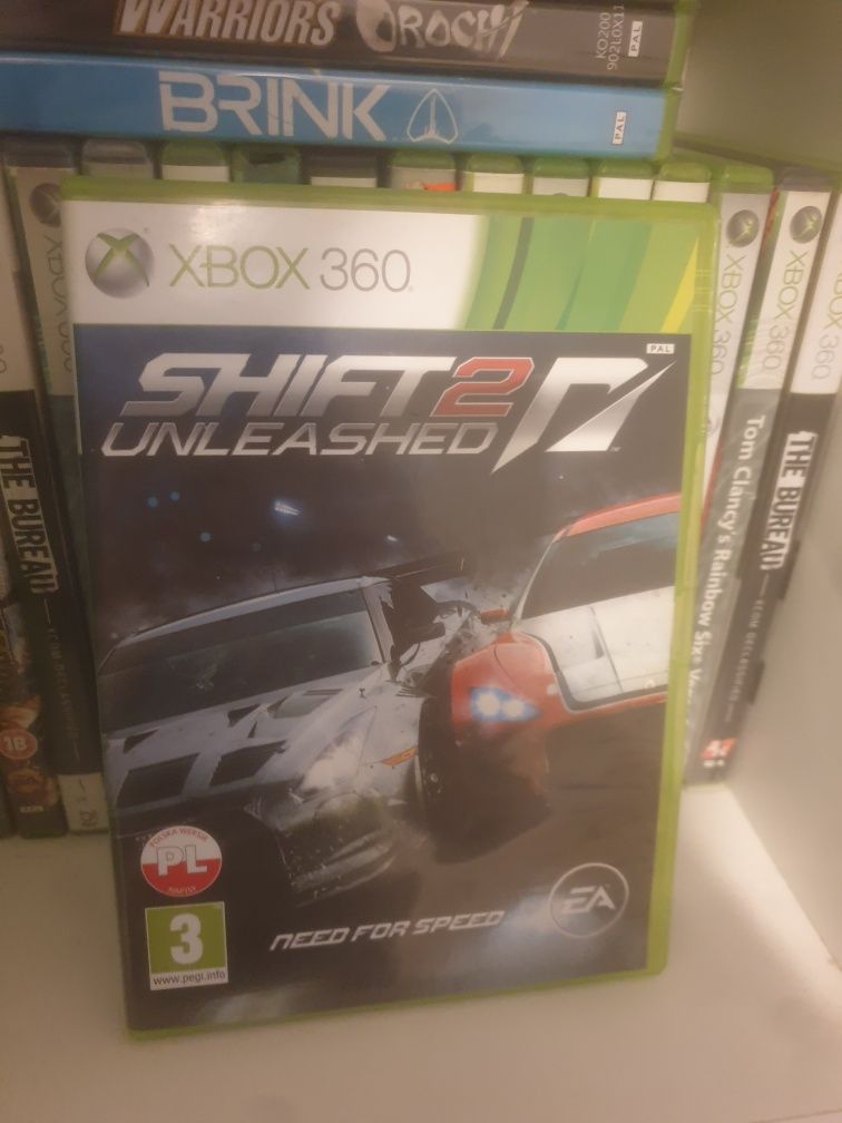 Need for speed unleashed shift 2 PL xbox 360