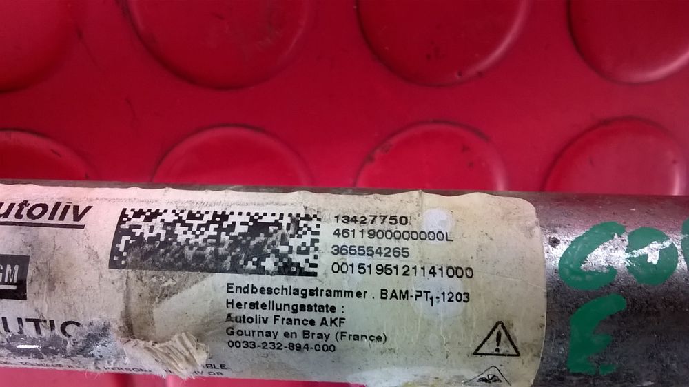 Cinto / Pre-tensor Direito / BAM-PT1-1203 [Opel Corsa E (X15)]