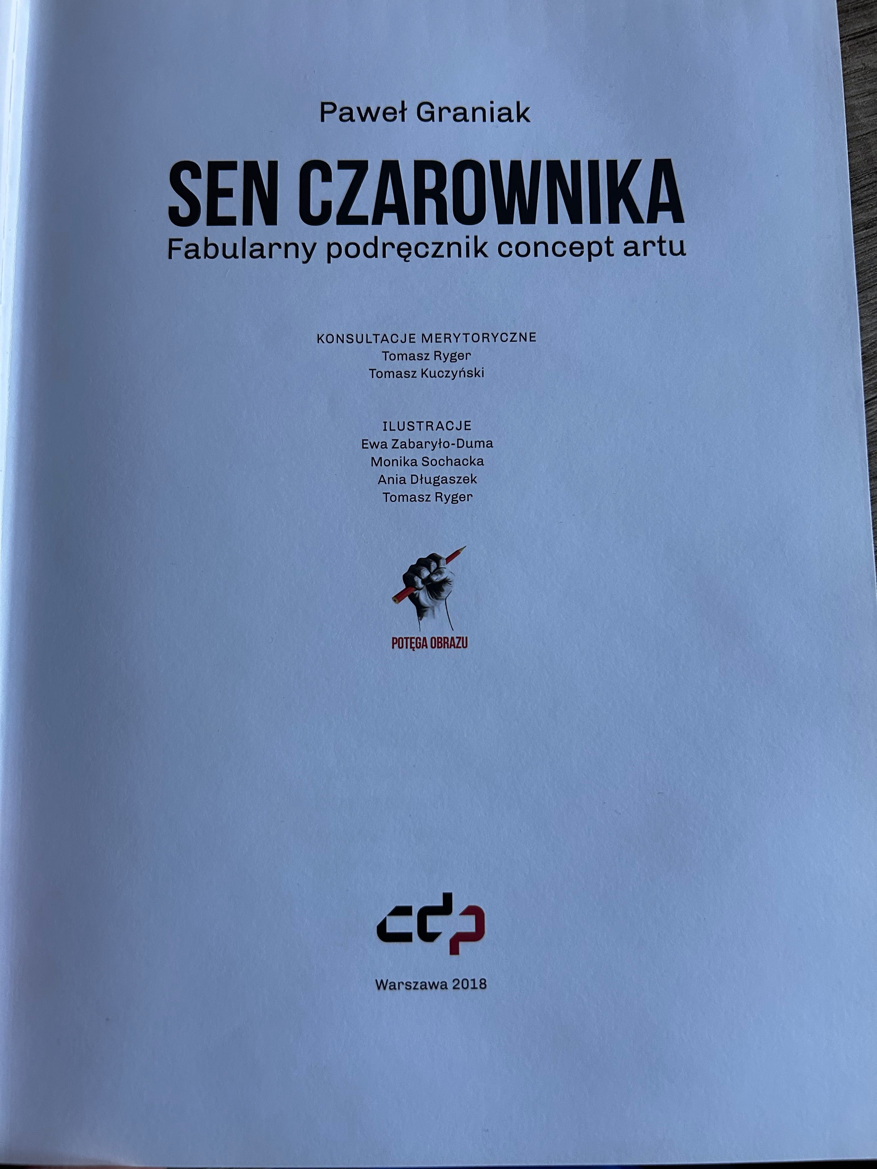 Sen Czarownika Fabularny podręcznik concept artu Paweł Graniak
