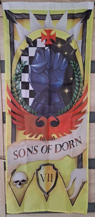 Warhammer 40K Imperial Fists Flaga Banner