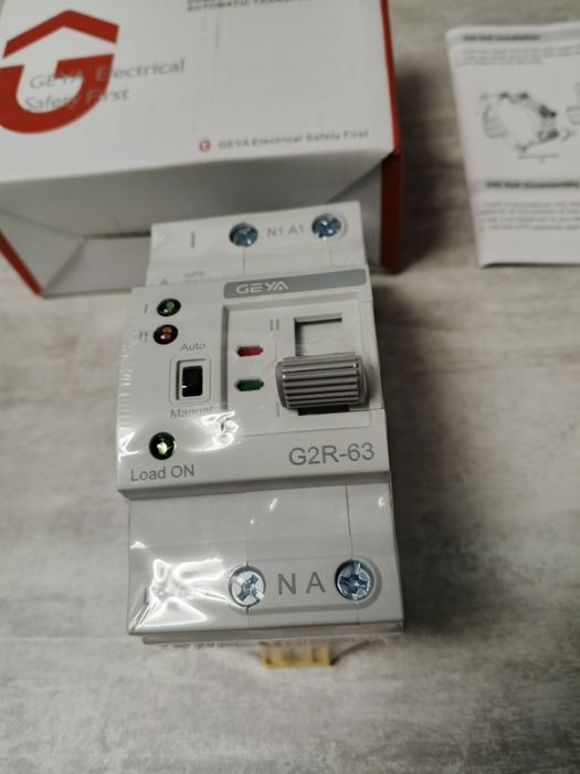 Перемикач вводу резерву АВР GEYA G2R-63A