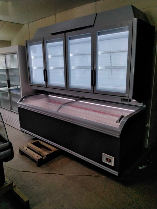 Шафа  шкаф холодильний універсальний регали горки .  морозилки бонети