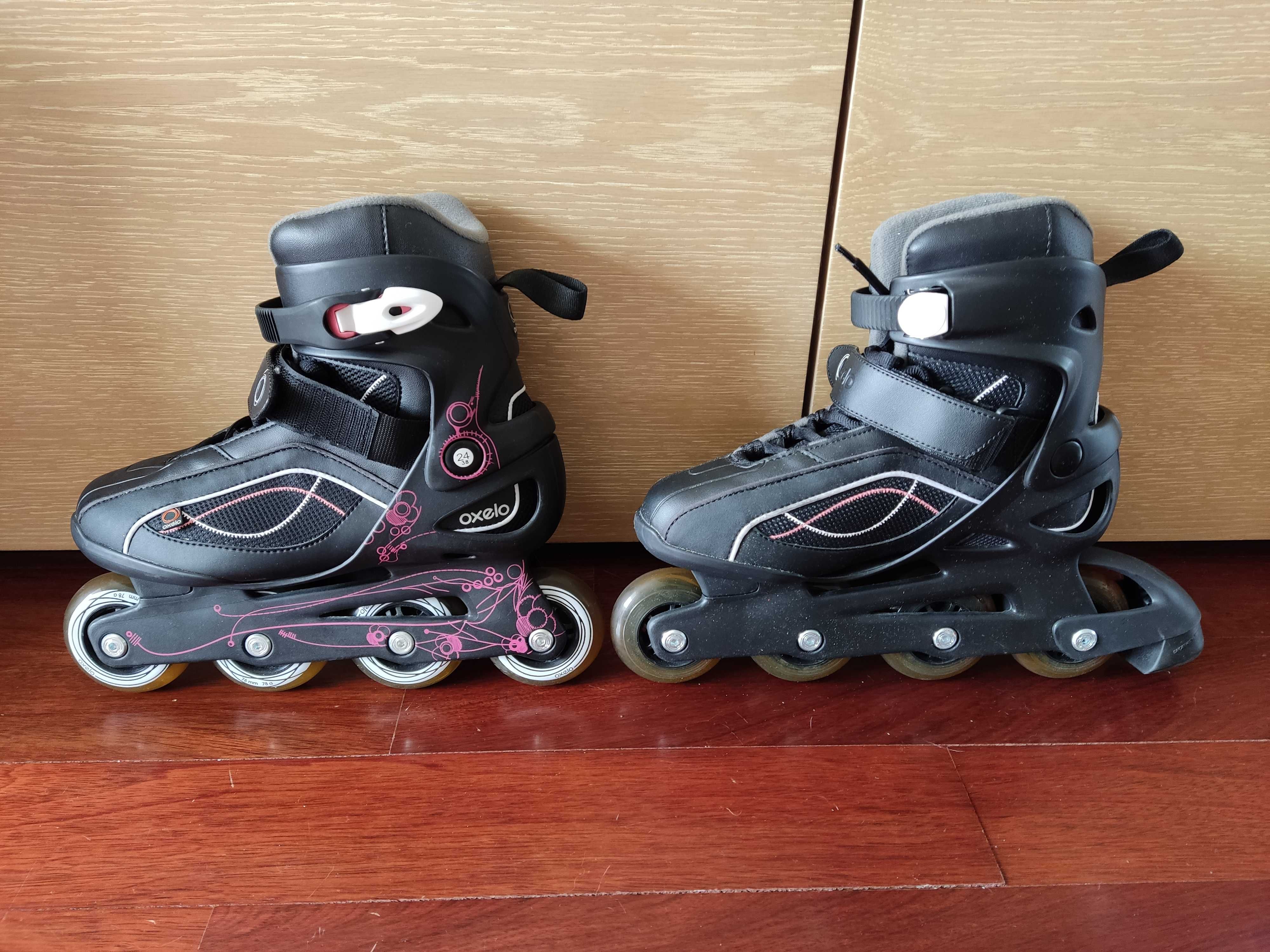 Patins em linha oxelo