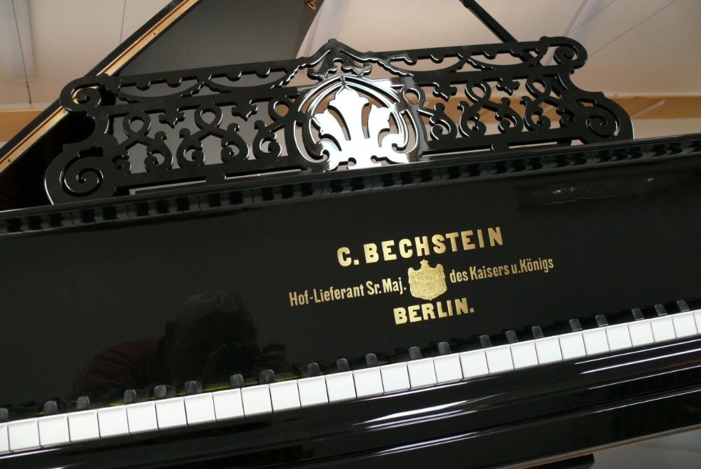 Fortepian C. Bechstein 220cm 1900r CZARNY POŁYSK