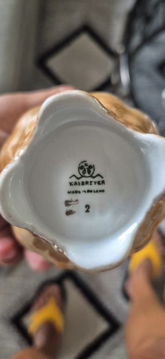 Zestaw kawowy porcelana Wałbrzych lata 70
