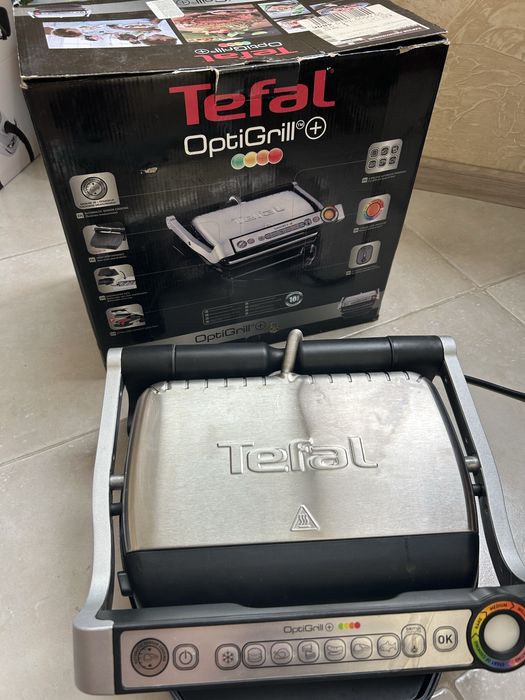 Гриль Tefal OptiGrill + GC712D34