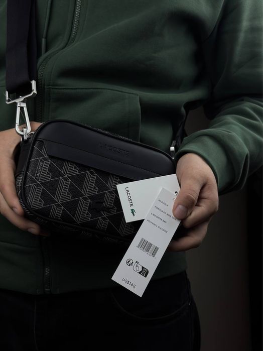 ОРИГІНАЛ! Сумка Lacoste Reporter Bag Black