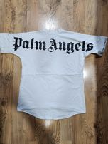 Продам футболку Palm Angels Б/У, белого цвета, (оверсайз) , 200 грн