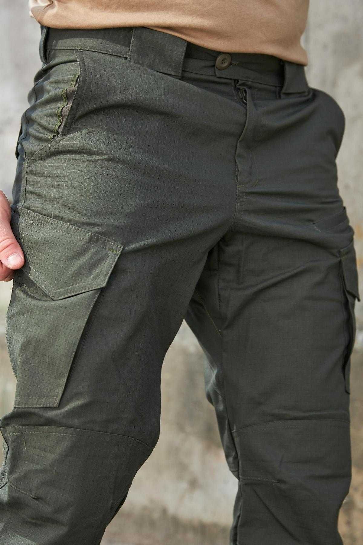 Тактичні військові чоловічі якісні штани Kayman Military Олива S-3XL