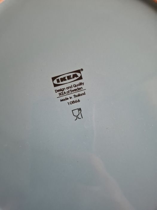 Talerze obiadowe IKEA - turkusowe