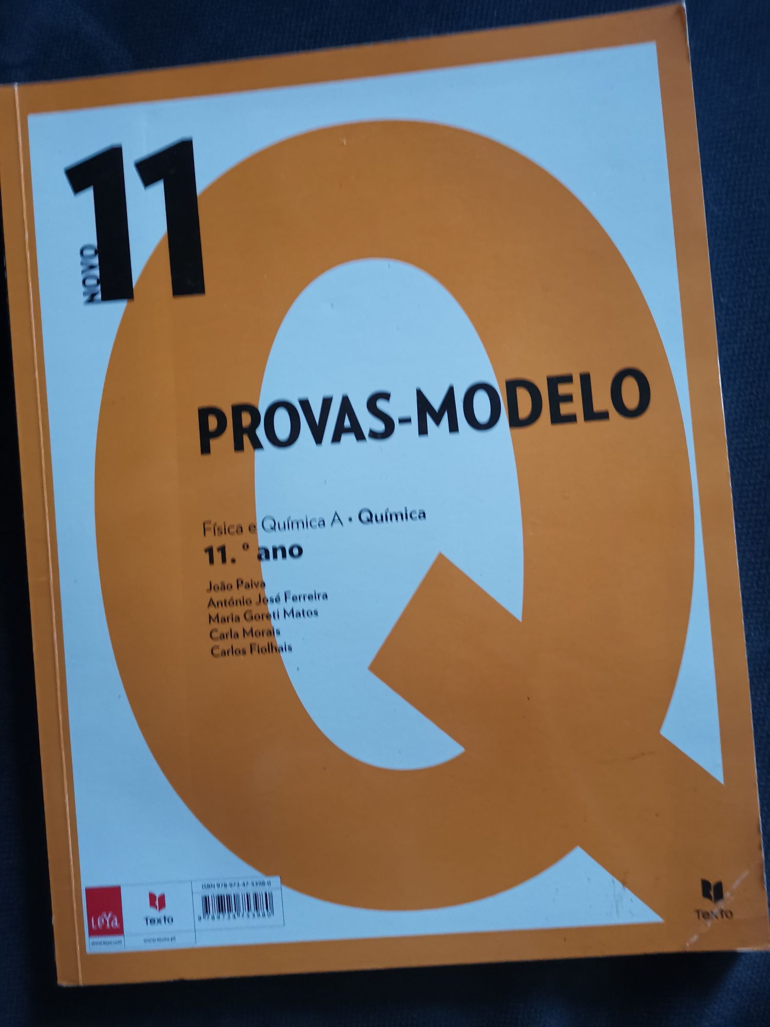 Livro novo Físico química 11 provas modelo