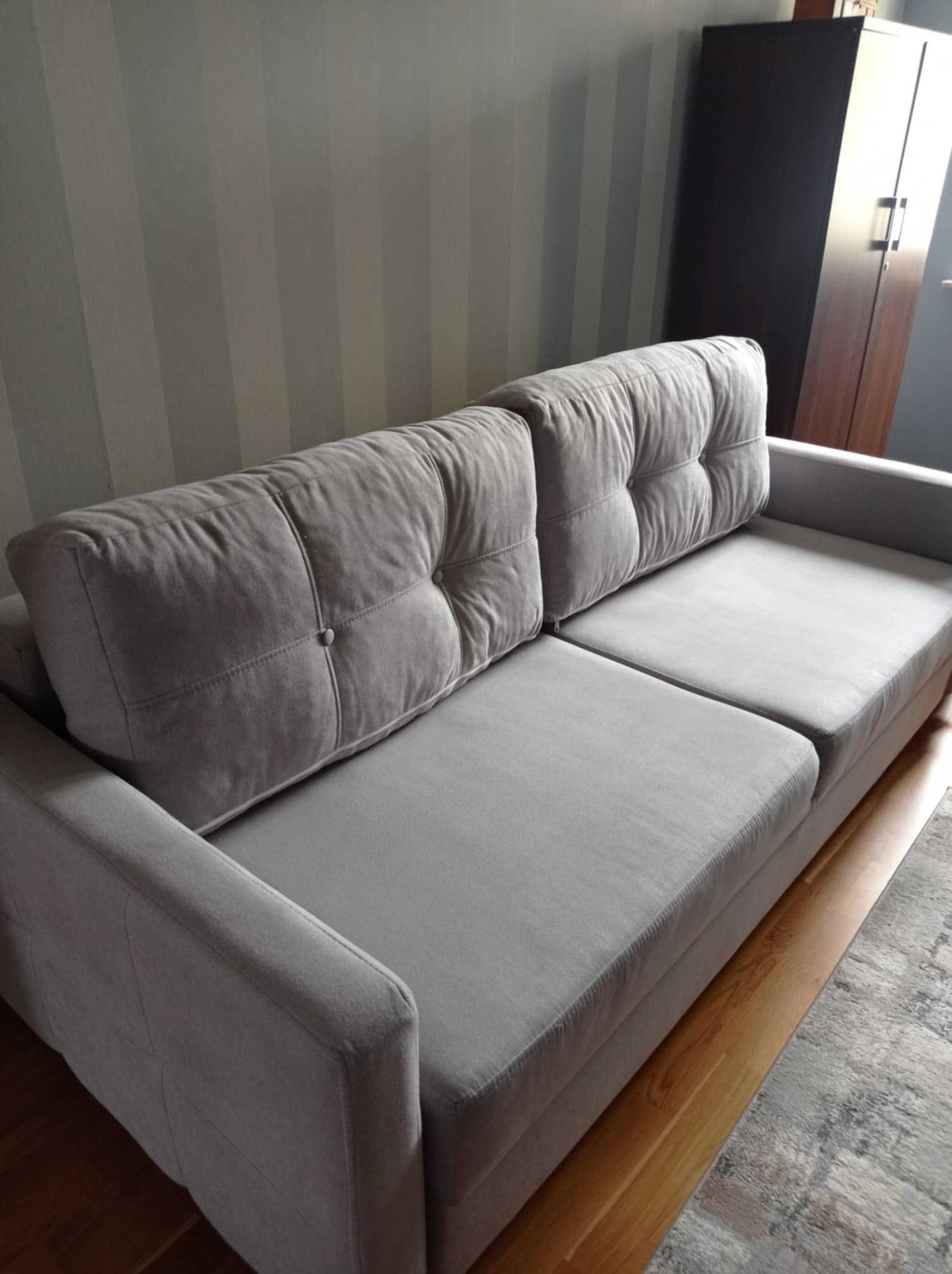 Sofa rozkładana / łóżko – używana, w dobrym stanie