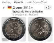 Moeda 2€, Alemanha 2019