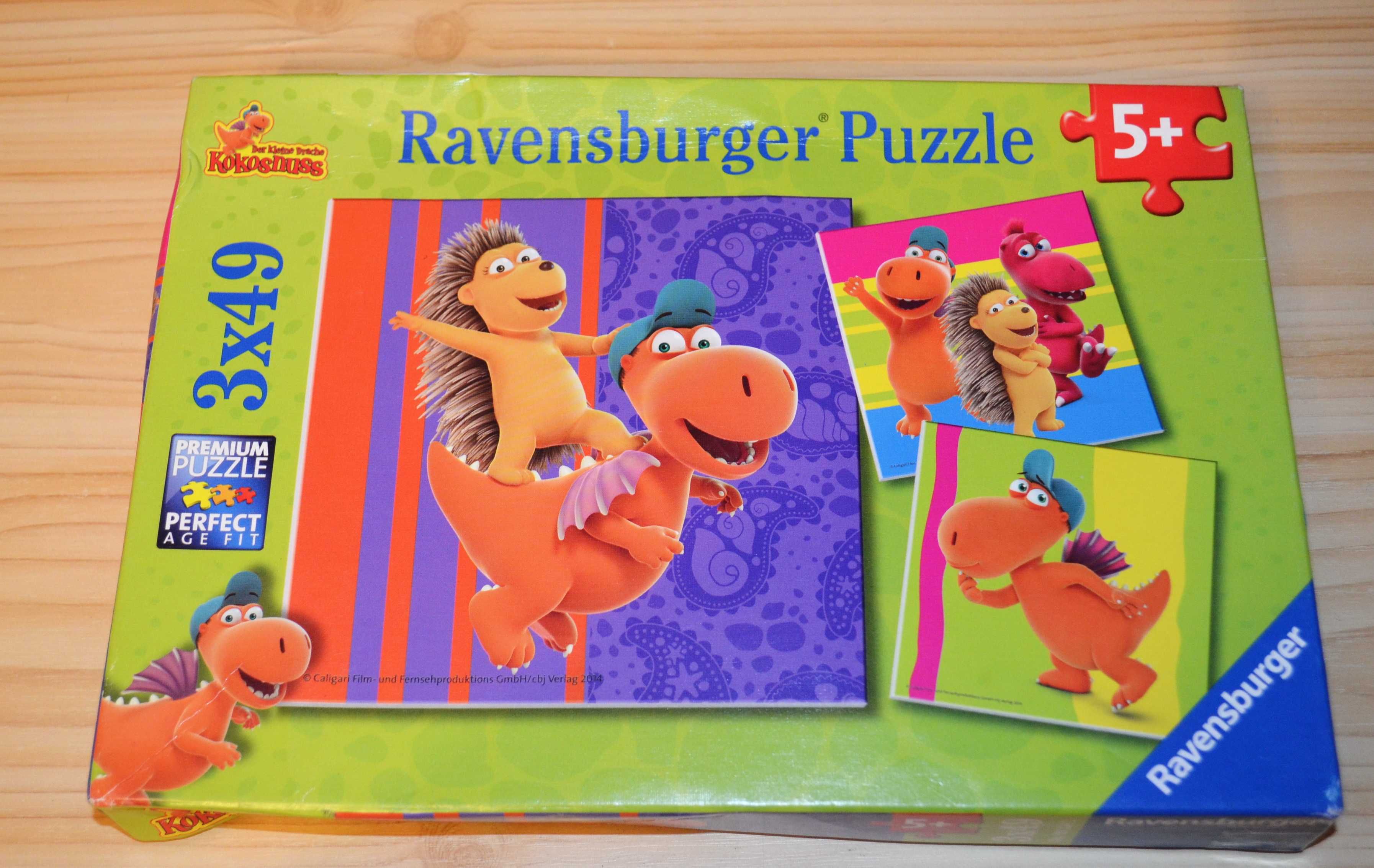 Набор из 3 пазлов по 49 частей, от ravensburger