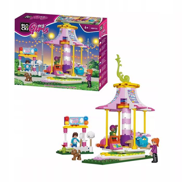 Klocki Blocki MyGirls Karuzela. Icom. Nowy Produkt