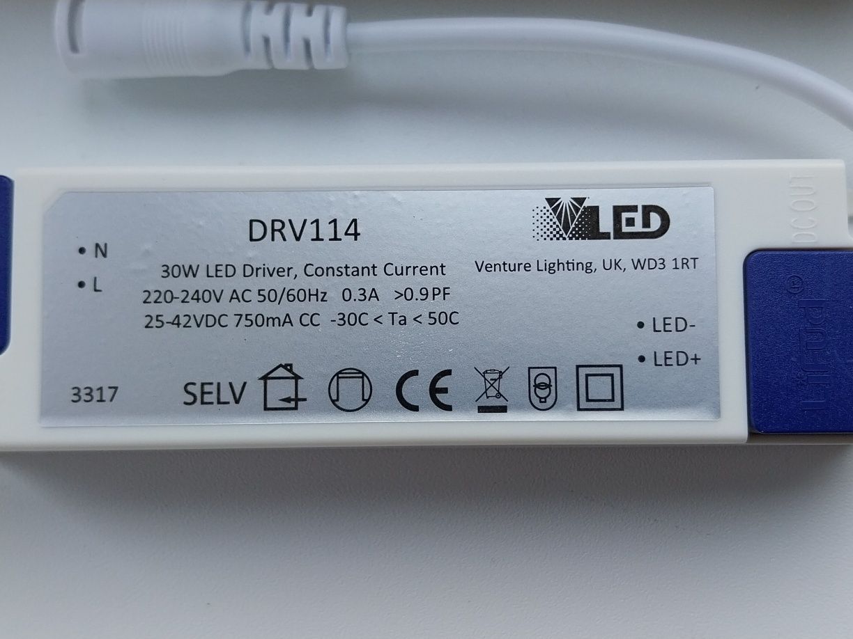 OKAZJA!!! Cena Promocyjna ,Zasilacze Led Driver 30W DRV 114  .10zł.szt