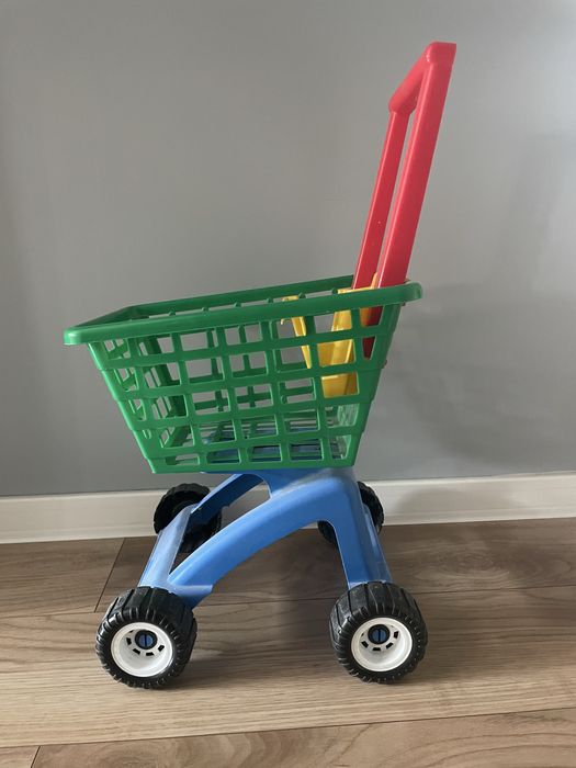 Zabawka wózek sklepowy, koszyk