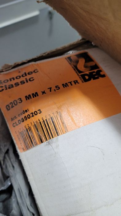 Przewód wentylacyjny izolowany Sonodec Classic 203/50mm