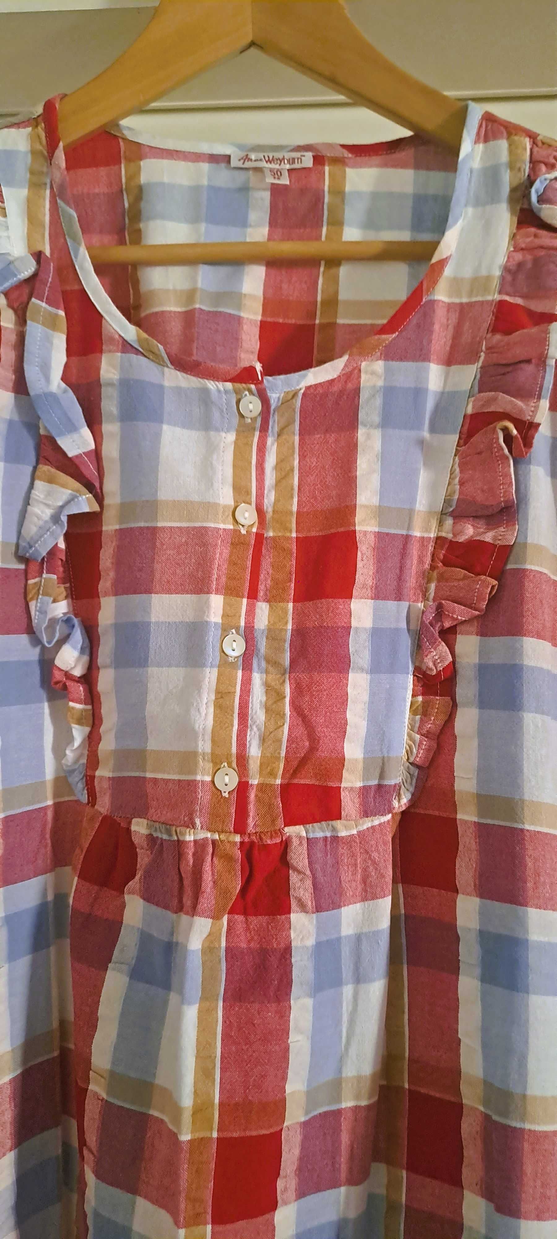 Blusa EM Xadrez da Anne Weyburn: Tam 50