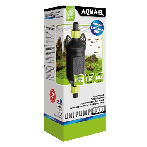 AQUAEL UNI-PUMP UNIPUMP 1500 pompa 1400l/h ECO 19W pompa obiegowa