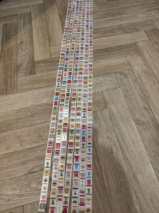 Naklejki biedronka 640sztuk