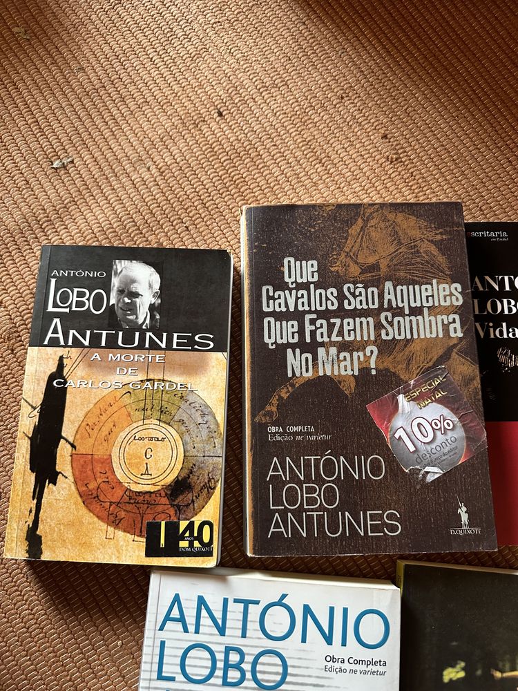 lote livros António Lobo Antunes.