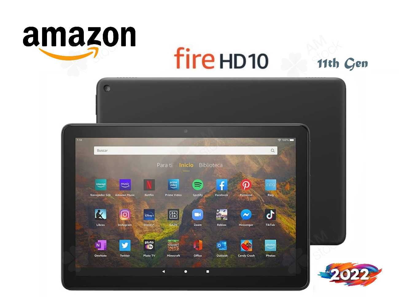 Планшет Amazon Fire HD10 Full HD (2022) 11th Gen/ 8-ядер/ 3Gb-32Gb