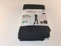 A067 Esmara Thermo 100 Rajstopy Termiczne Czarne Opaque R. M 40/42