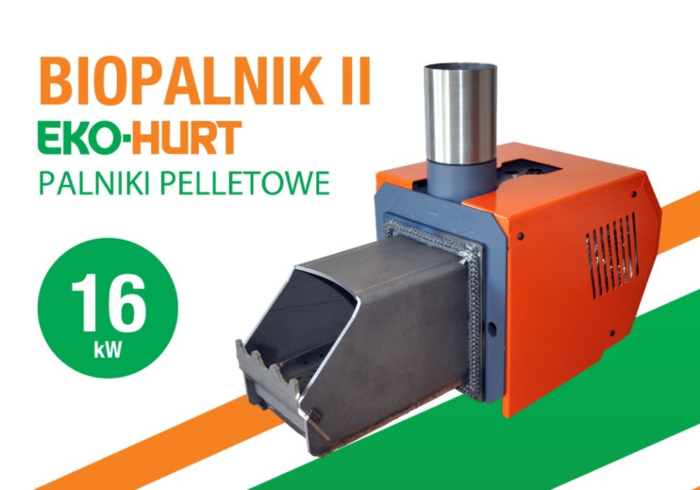 Palnik do kotła pelletowego BIOPALNIK II 16 kW podajnik