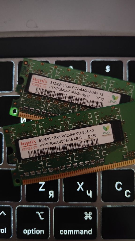 Оперативная память (ОЗУ, RAM) Hynix DDR2 1Gb (2 x 512mb)