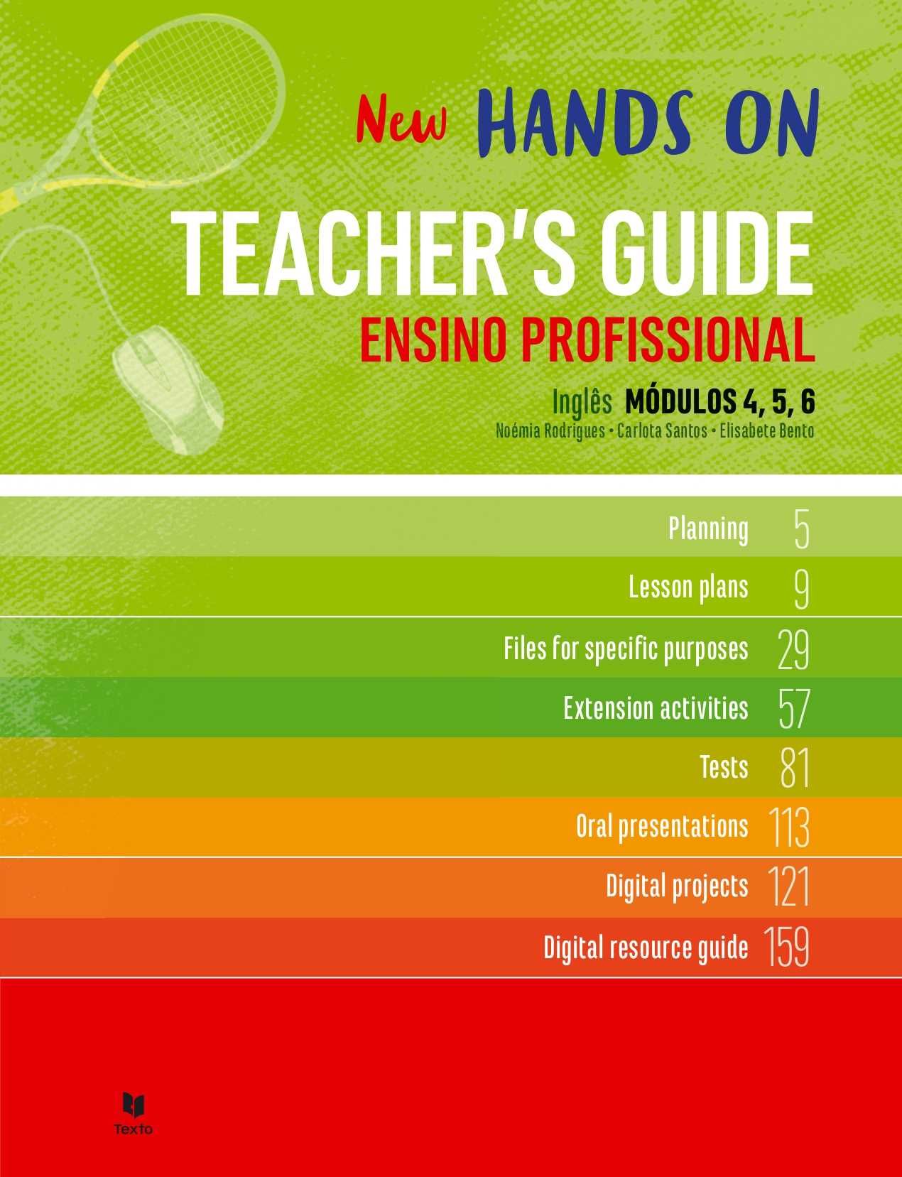 New Hands On 1, 2 e 3 - Teacher's Guides