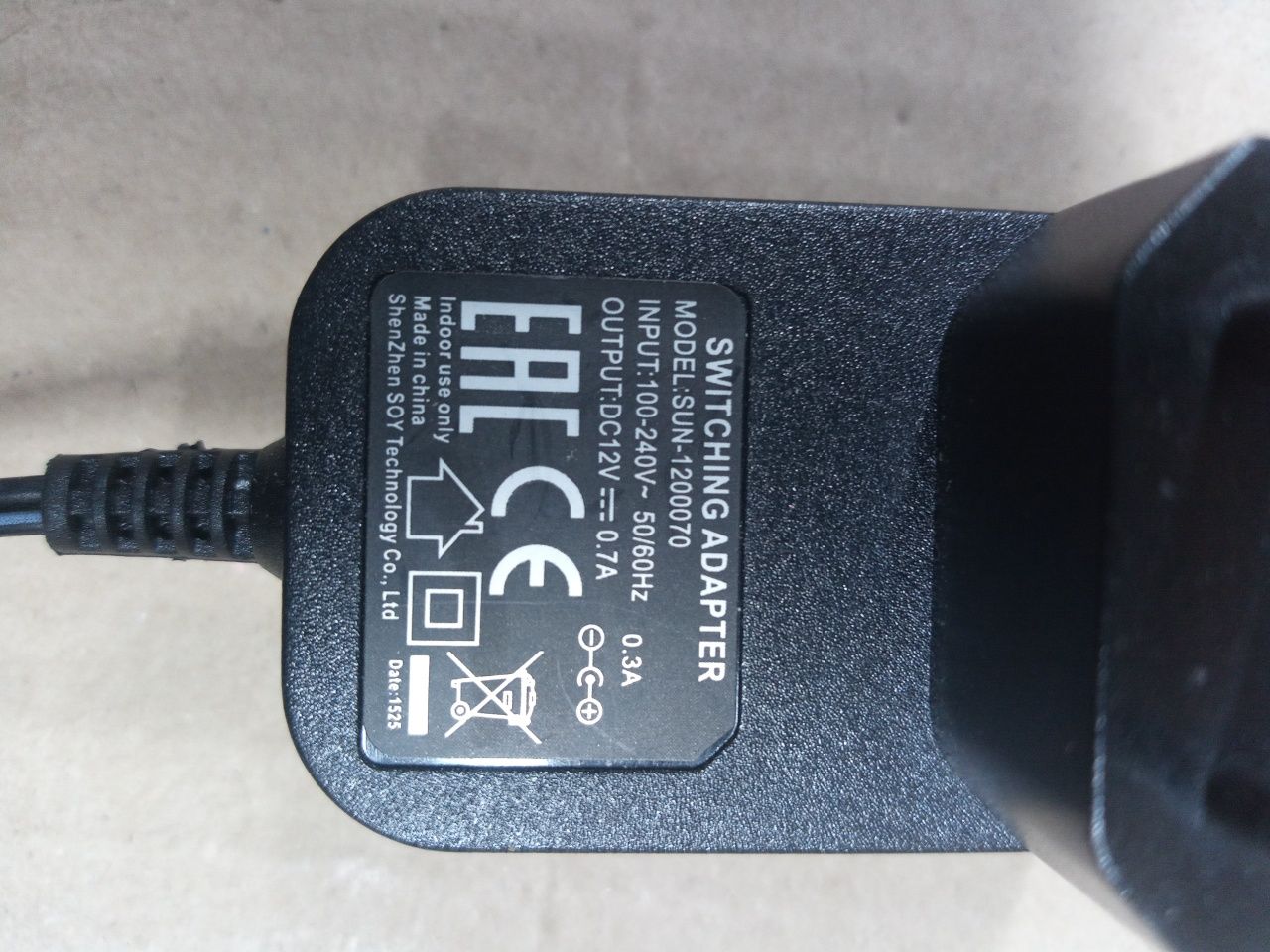 12В 12V 0.7A 8.4W оригінал Shenzhen Блок живлення адаптер питания