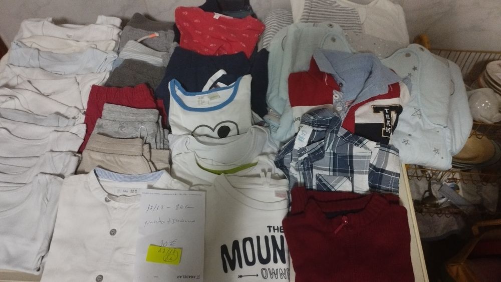 Roupa de menino 1 a 24 meses