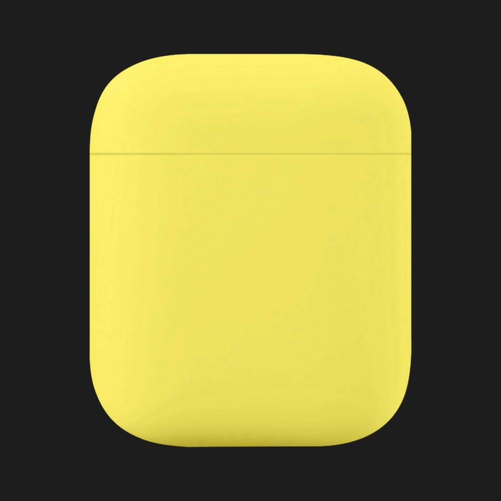 Защитный чехол Silicone Case для AirPods / AirPods 2 (Lemon Yellow)