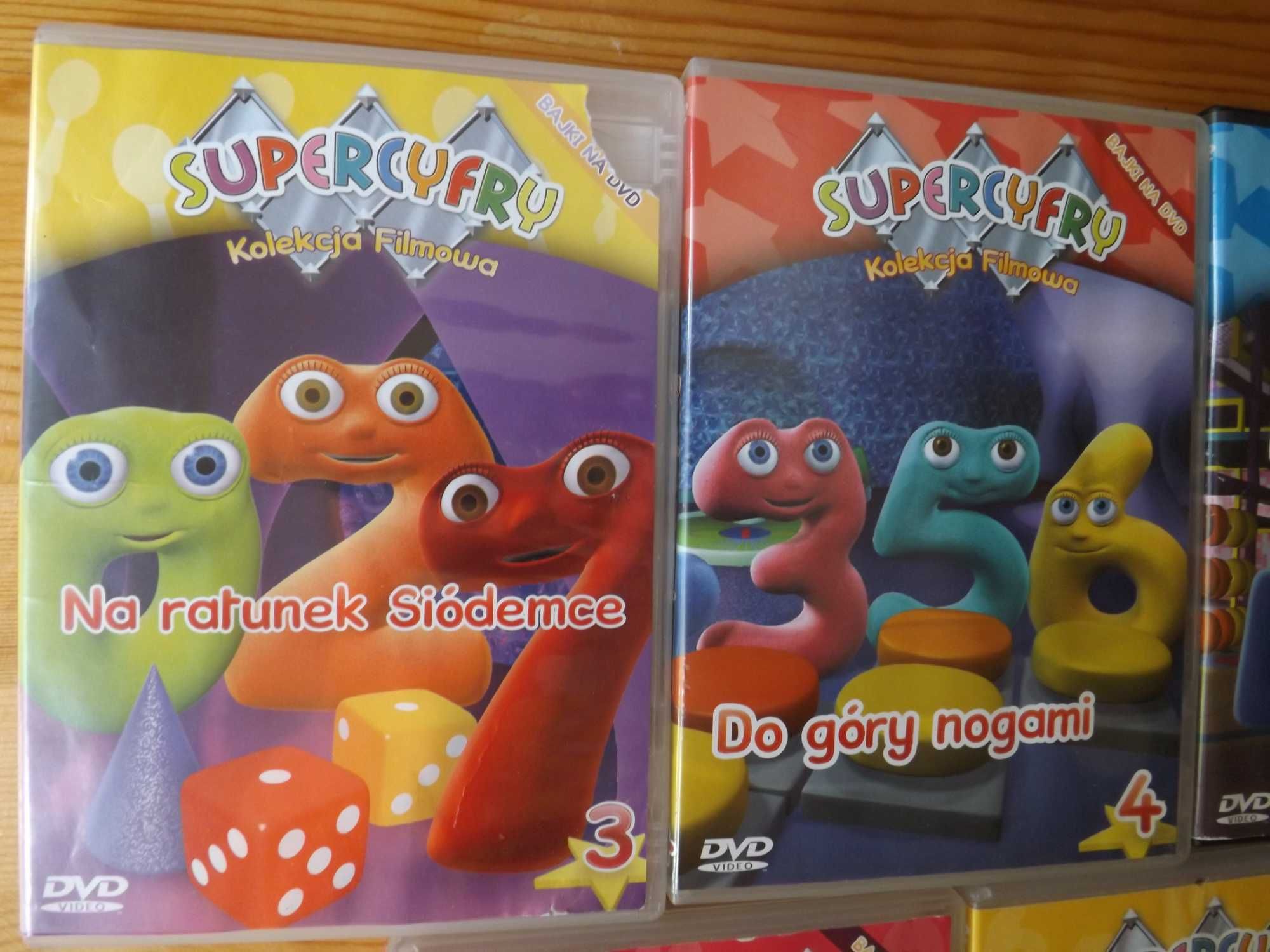 Supercyfry bajka edukacyjna na 7 dvd