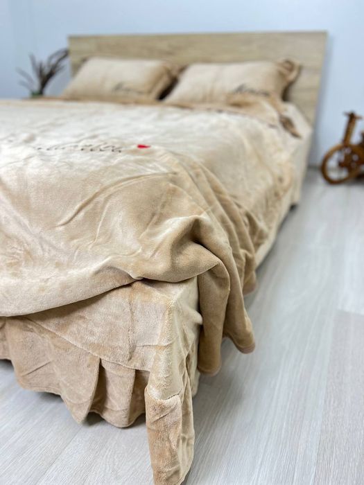 Постіль велюрова Моніка постельное велюр постель теплая Моника