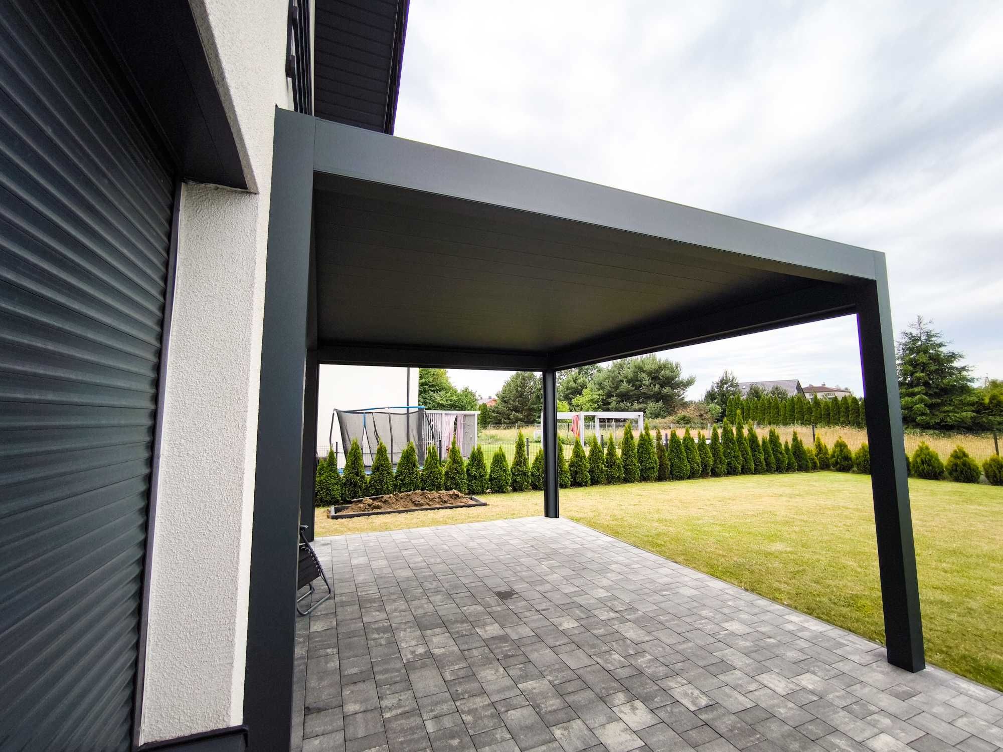 Montaż pergoli ogrodowych, carportów i rolet screen