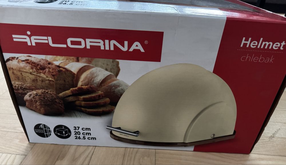 Chlebak Florina Helmet szaro-beźowy