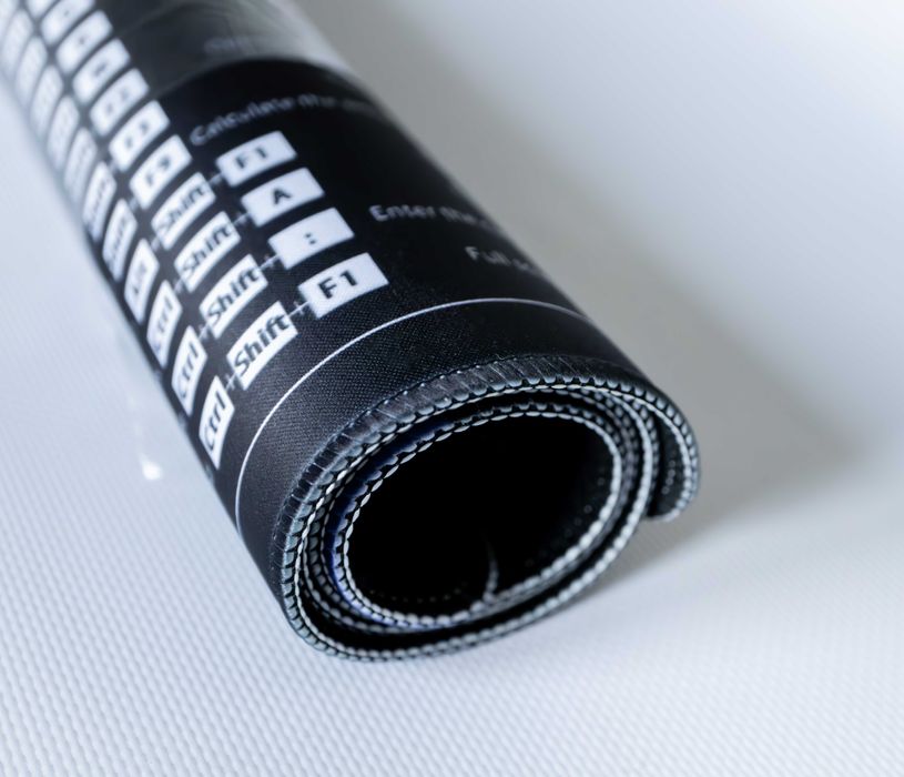 Килимок Office Shortcuts для миші та клавіатури з підказками клавіш