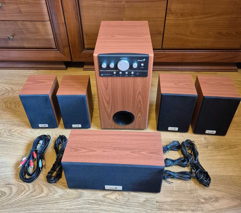 Głośniki zestaw 5.1 - Genius SW-HF 5.1 5005 - sprawne, kompletne